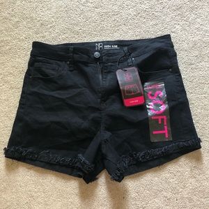 Black jean shorts size 11!